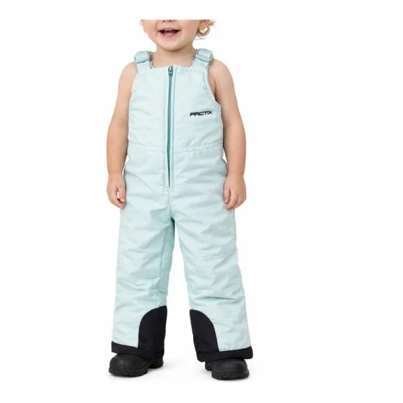 Arctix Snow Pants unisex Toddler Bibs snow pants ski pants aqua/black SZ 3T - Picture 1 of 9